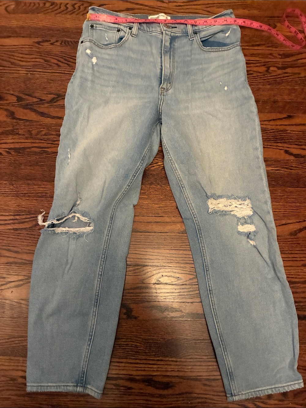 Abercrombie & Fitch women’s Light Blue High-Rise Jeans size 10r